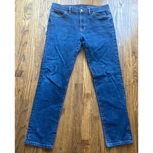 Outerknown SEA Jeans Men 34x30 Ambassador Slim Fit Blue Denim Organic Cotton